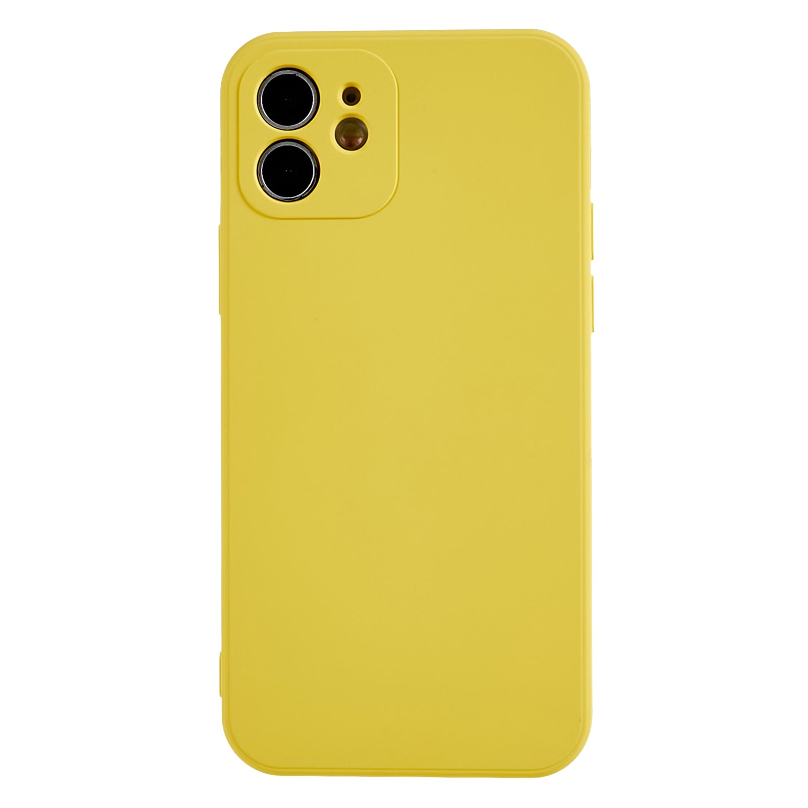 For iPhone 12 6.1 inch Rubberized TPU Phone Case Fiber Lining Fall Proof Protective Cover For iPhone 12 6.1 inch Rubberized TPU Phone Case Fiber Lining Fall Proof Protective Cover